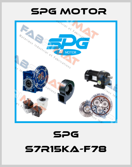 SPG S7R15KA-F78 Spg Motor