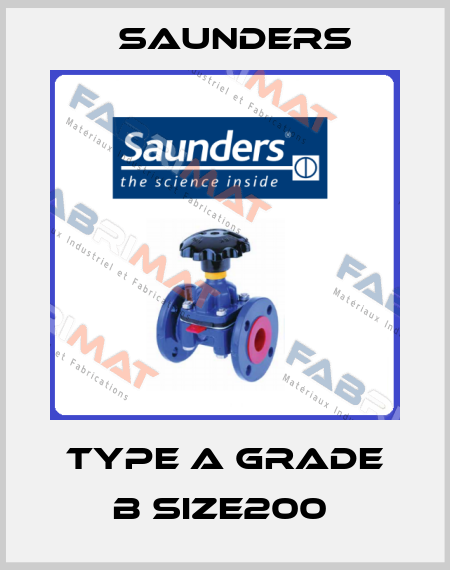 TYPE A GRADE B SIZE200  Saunders