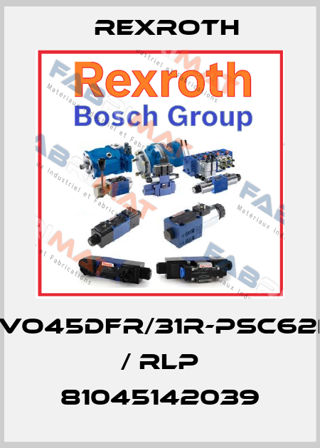 A10VO45DFR/31R-PSC62N00 / RLP 81045142039 Rexroth