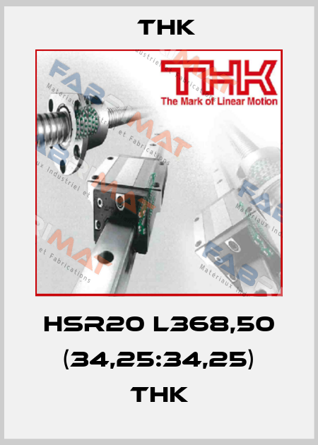HSR20 L368,50 (34,25:34,25) THK THK