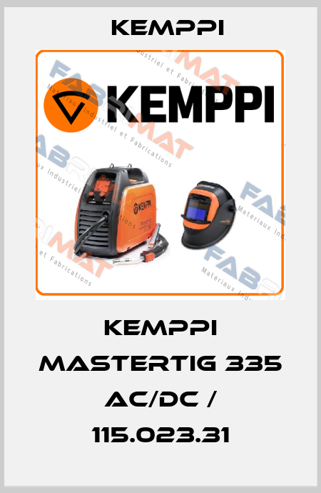KEMPPI MasterTig 335 AC/DC / 115.023.31 Kemppi