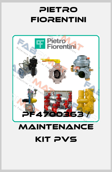 PF4700363 / Maintenance kit PVS Pietro Fiorentini