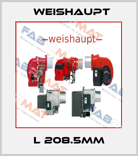 L 208.5mm Weishaupt