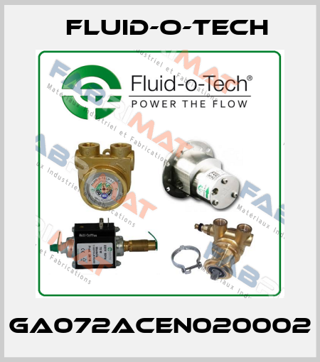 GA072ACEN020002 Fluid-O-Tech