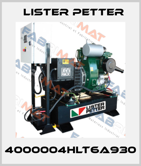 4000004HLT6A930 Lister Petter
