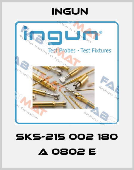 SKS-215 002 180 A 0802 E Ingun