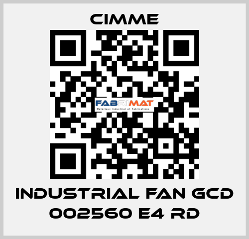 Industrial Fan GCD 002560 E4 RD Cimme