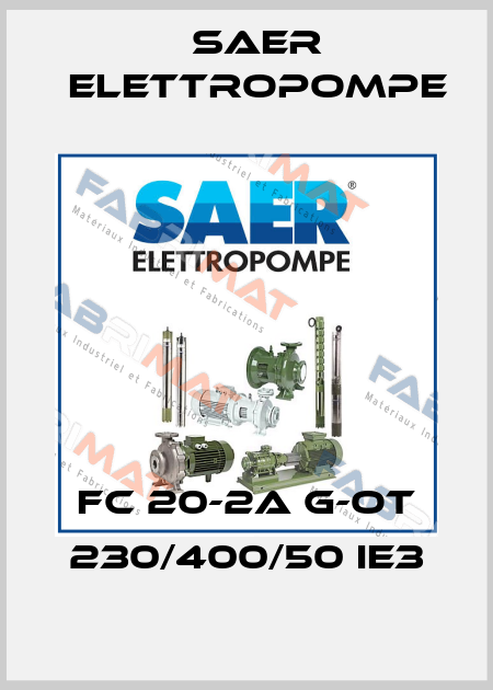 FC 20-2A G-OT 230/400/50 IE3 Saer Elettropompe