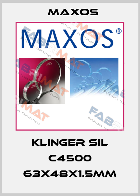 Klinger SIL C4500 63x48x1.5mm Maxos