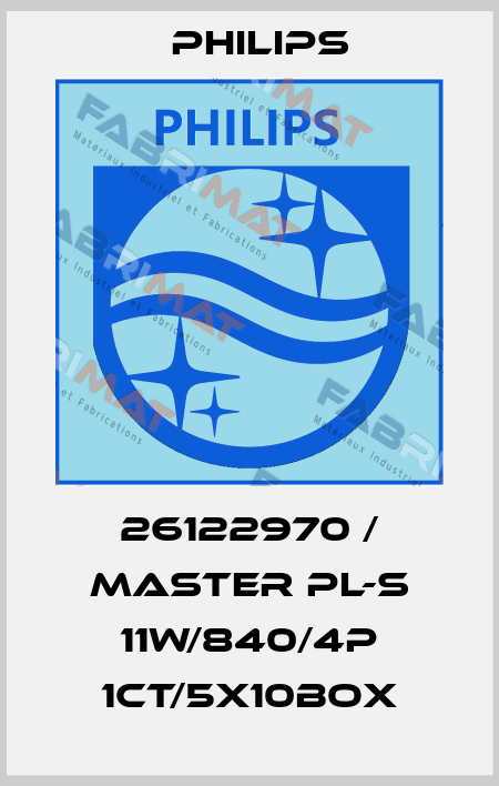26122970 / MASTER PL-S 11W/840/4P 1CT/5X10BOX Philips