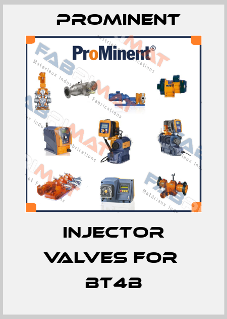 INJECTOR VALVES for  BT4B ProMinent