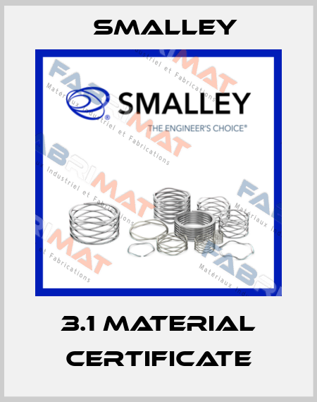 3.1 material certificate SMALLEY