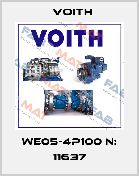 WE05-4P100 N: 11637 Voith