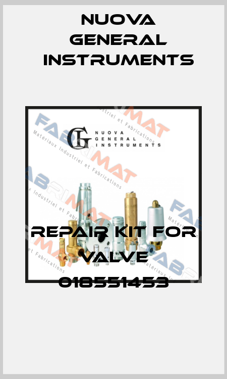 Repair kit for valve 018551453 Nuova General Instruments