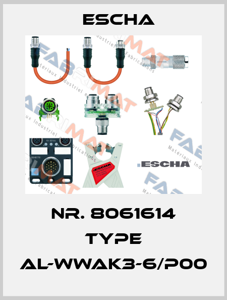 Nr. 8061614 Type AL-WWAK3-6/P00 Escha