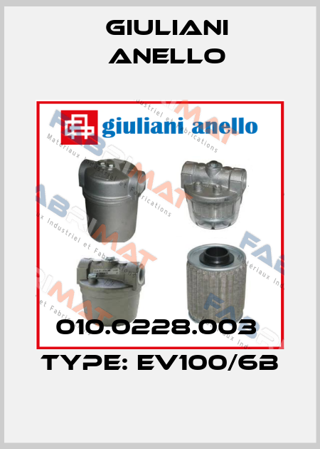 010.0228.003  Type: EV100/6B Giuliani Anello