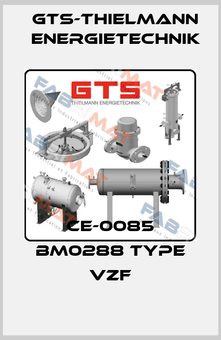 CE-0085 BM0288 Type VZF GTS-Thielmann Energietechnik