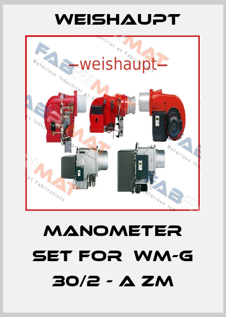 Manometer set for  WM-G 30/2 - A ZM Weishaupt
