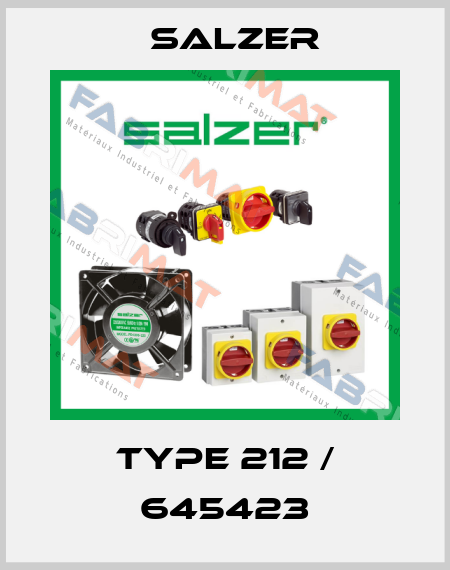 Type 212 / 645423 Salzer