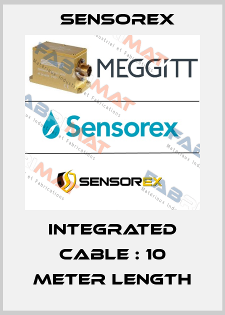Integrated Cable : 10 Meter length Sensorex