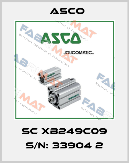 SC XB249C09 S/N: 33904 2 Asco