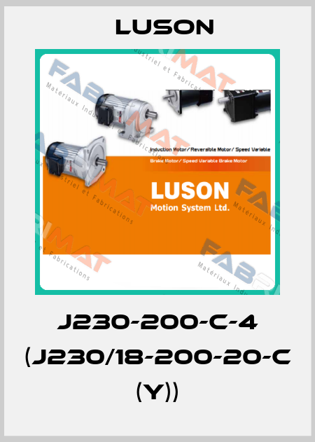 J230-200-C-4 (J230/18-200-20-C (Y)) Luson