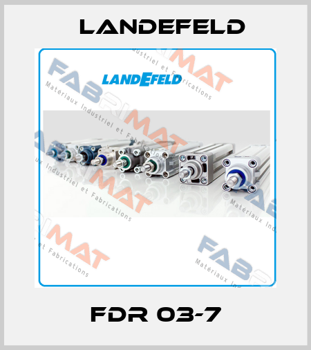 FDR 03-7 Landefeld