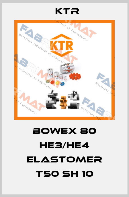 BoWex 80 HE3/HE4 Elastomer T50 Sh 10 KTR