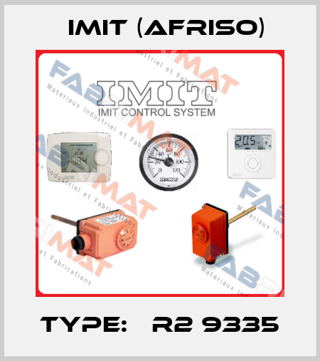 Type: ТR2 9335 IMIT (Afriso)