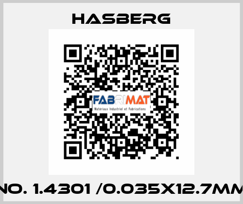 No. 1.4301 /0.035x12.7mm Hasberg