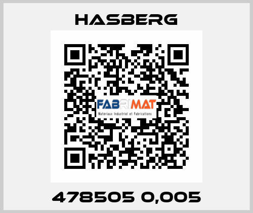 478505 0,005 Hasberg