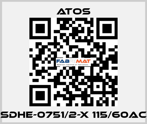 SDHE-0751/2-X 115/60AC Atos