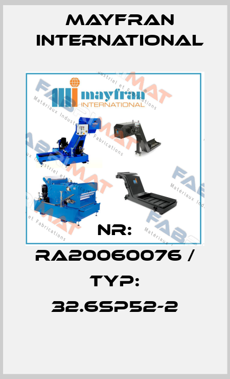 NR: RA20060076 / TYP: 32.6Sp52-2 Mayfran International