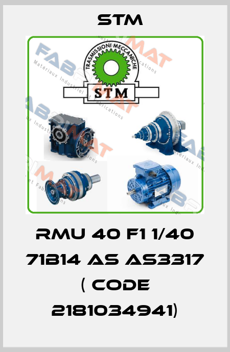 RMU 40 F1 1/40 71B14 AS AS3317 ( Code 2181034941) Stm