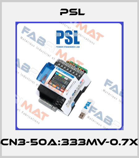 SCN3-50A:333mV-0.7XP PSL
