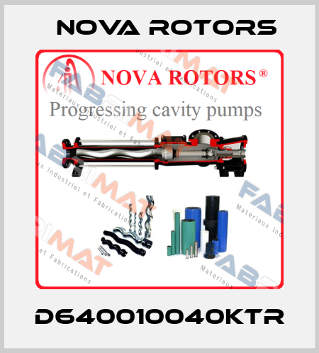 D640010040KTR Nova Rotors