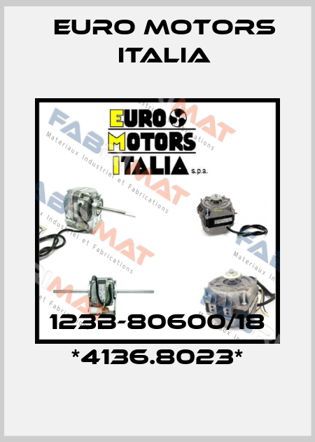 123B-80600/18 *4136.8023* Euro Motors Italia