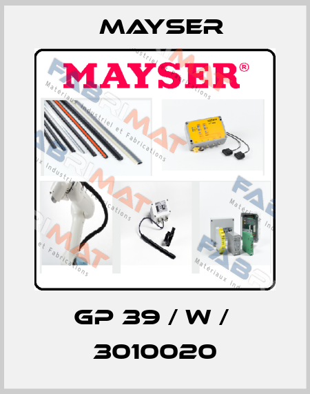GP 39 / W /  3010020 Mayser