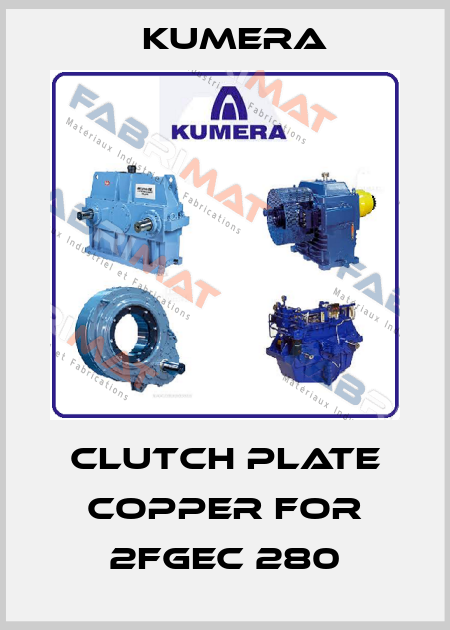 clutch plate copper for 2FGEC 280 Kumera