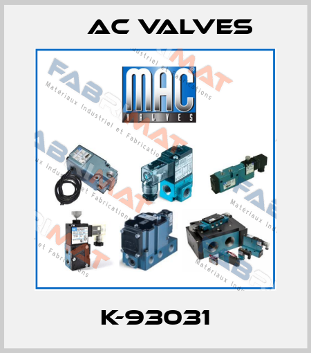 K-93031 МAC Valves
