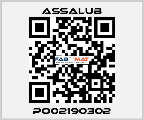 PO02190302 ASSALUB