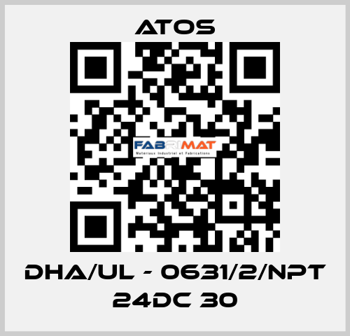 DHA/UL - 0631/2/NPT 24DC 30 Atos