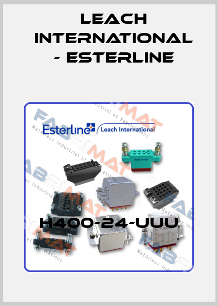 H400-24-UUU Leach International - Esterline