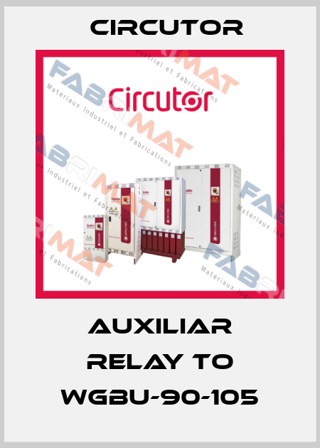 Auxiliar relay to WGBU-90-105 Circutor