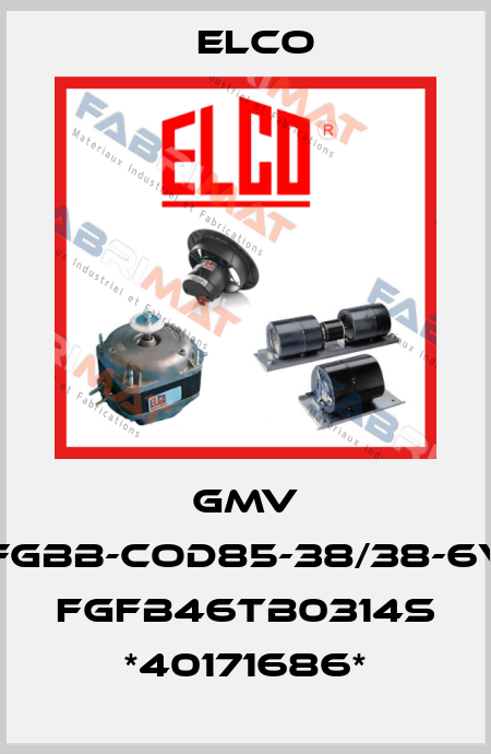 GMV 3FGBB-COD85-38/38-6V/1 FGFB46TB0314S *40171686* Elco