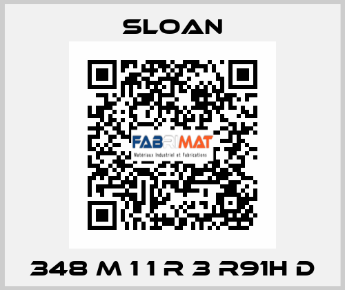 348 M 1 1 R 3 R91H D Sloan