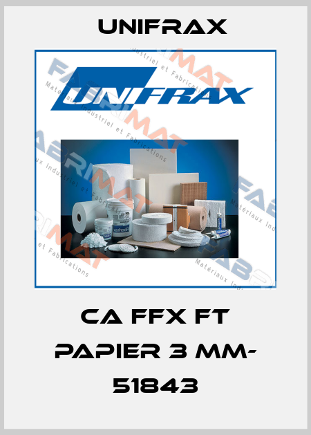 CA FFX FT PAPIER 3 MM- 51843 Unifrax