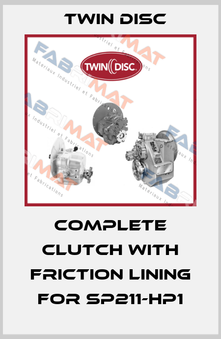 Complete clutch with friction lining for SP211-HP1 Twin Disc