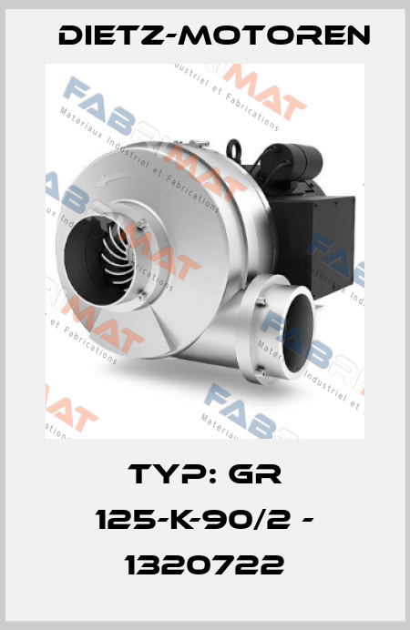 typ: GR 125-K-90/2 - 1320722 Dietz-Motoren