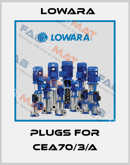 Plugs for CEA70/3/A Lowara